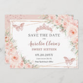 赤面フローラバラ金ゴールドスウィート16カインズバタフライ セーブザデート (正面/裏面)