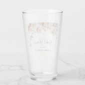 赤面フローラブライダルシャワーガラス タンブラーグラス (裏面)