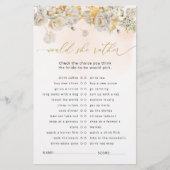 赤面フローラブライダルシャワーゲーム (正面)