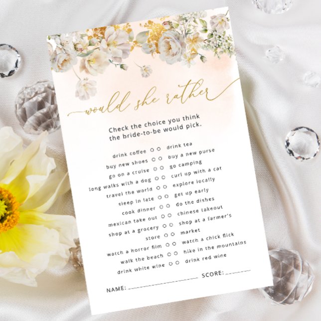 赤面フローラブライダルシャワーゲーム (クリエイターアップロード済み)