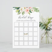 赤面フローラブライダルシャワービンゴゲームカード (スタンド正面)