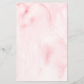 赤面フローラブライダルシャワービンゴゲームカード (裏面)