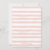 赤面フローラブライダルシャワー 招待状 (裏面)