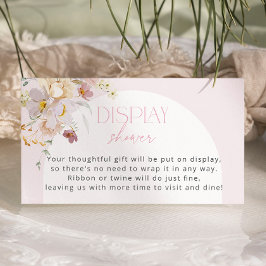 赤面フローラベビーシャワー表示シャワー エンクロージャーカード