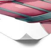 赤面フローラベビーハイランドカウポスター ポスター (角)