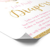 赤面フローラホットエアバルーンレイトナイトオムツ ポスター (角)