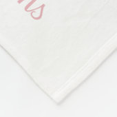 赤面フローラマイルストーンブランケットガール月毛布 フリースブランケット (角)