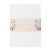 赤面フローラモノグラ結婚ム病 招待状ベリーバンド (裏面例)