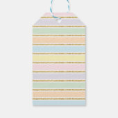 赤面フローラユニコーンバースデーパーティーが虹を望む ギフトタグ (裏面)