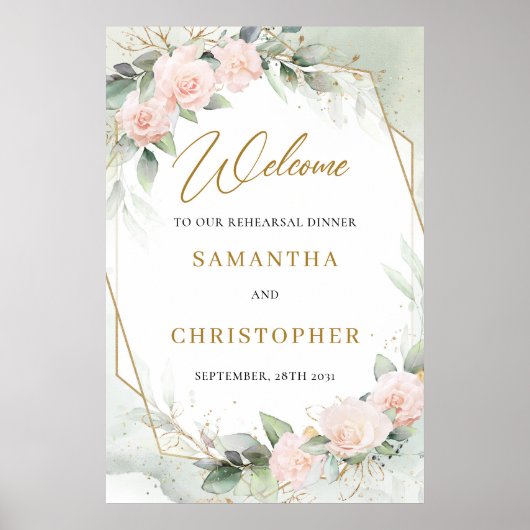 赤面フローラユーカリ金ゴールドリハーサル ポスター (正面)