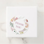 赤面フローララウンドメッセージカード フェイバータグ (インサイチュ)