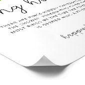 赤面フローラリング狩りブライダルシャワーゲームポスター ポスター (角)