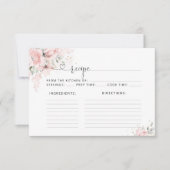 赤面フローラレシピカード (正面)