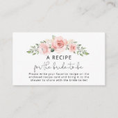 赤面フローラレシピ エンクロージャーカード (正面)