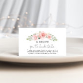 赤面フローラレシピ エンクロージャーカード