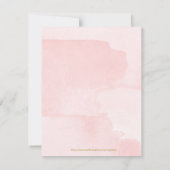 赤面フローラ共産主義またはバプテスマ ノートカード (裏面)