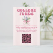 赤面フローラ卒業パーティー大学ファンド エンクロージャーカード (スタンド正面)