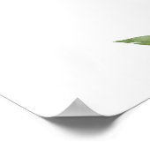 赤面フローラ及びガラスブライダルシャワーポスター ポスター (角)