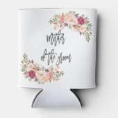 赤面フローラ手書き母の新郎 缶クーラー (正面)