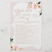 赤面フローラ新郎は何と言ったブライダルゲーム (正面)