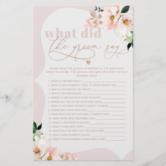 赤面フローラ新郎は何と言ったブライダルゲーム (正面)