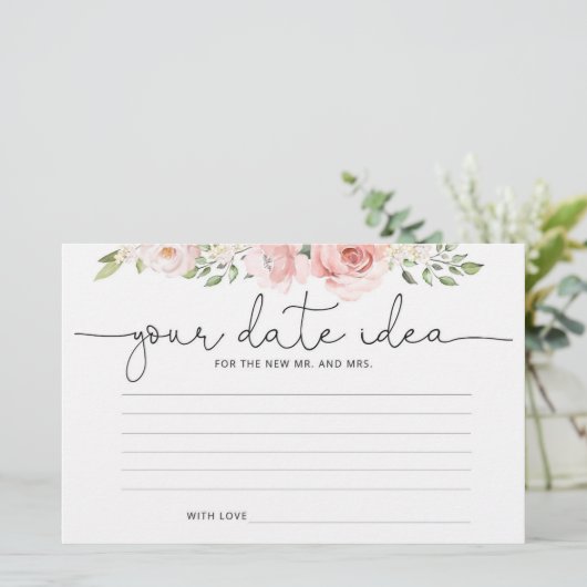 赤面フローラ日付の夜アイディア。日付jar 便箋 (スタンド正面)