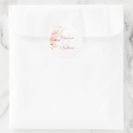 赤面フローラ春サマー結婚ズ ラウンドシール