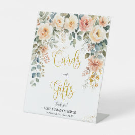 赤面フローラ水のカラーカード&ギフトサイン 台座サイン