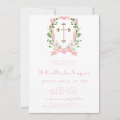 赤面フローラ洗礼 招待状 (正面)