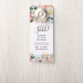 赤面フローラ素朴の結婚ウェルカムドアハンガー ドアノブサイン (ノブ)