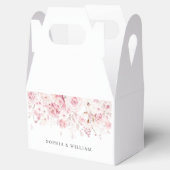 赤面フローラ結婚式の引き出物贈与 フェイバーボックス (オープン)