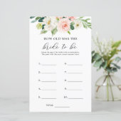 赤面フローラ花嫁は何歳だったか (スタンド正面)