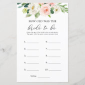 赤面フローラ花嫁は何歳だったか (正面)