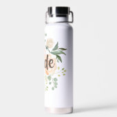 赤面フローラ花嫁 ウォーターボトル (背面)