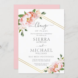 赤面フローラ計画の結婚延期 招待状