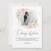 赤面フローラ計画の計画実行の幾何学的変更 招待状 (正面)