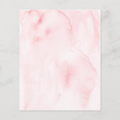 赤面フローラ誕生日タイムカプセルカード (裏面)