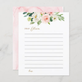 赤面フローラ誕生日タイムカプセルカード