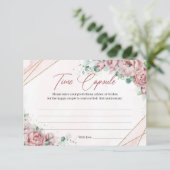 赤面フローラ金ゴールドユーカリ時間カプセルカード エンクロージャーカード (スタンド正面)