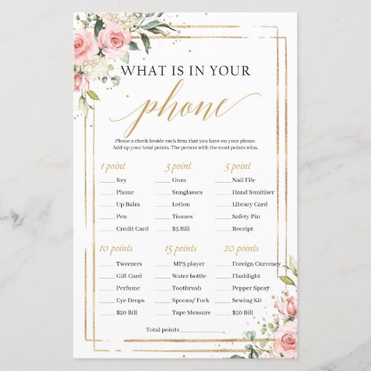 赤面フローラ金ゴールド幾何学電話の内容 (正面)