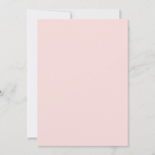 赤面フローラ金ゴールド結婚式招待状 招待状 (裏面)