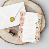 赤面フローラ2ブリデレズビアンカップルのシャワー 箔招待状