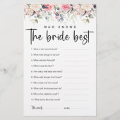 赤面フローラ |新婦ゲームを知っている最高の人 (正面)