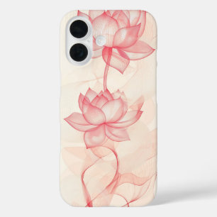 赤面フローラDuo iPhone 16ケース