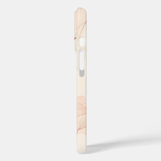 赤面フローラDuo Case-Mate iPhoneケース (裏面 / 左)