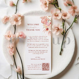 赤面フローラQRコー結婚ドのサンキューカード サンキューカード