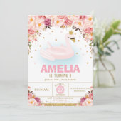 赤面フローラSWANプリンセスプール誕生会 招待状 (スタンド正面)