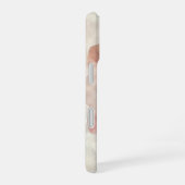 赤面フロー花びら iPhone 16ケース (右側面)