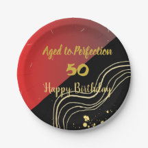 赤面ブラックおよび金ゴールドカラーパレットハッピーバースデー