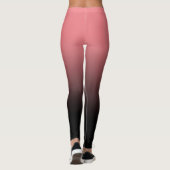 赤面ブラックグラデーションレギンス レギンス (裏面)